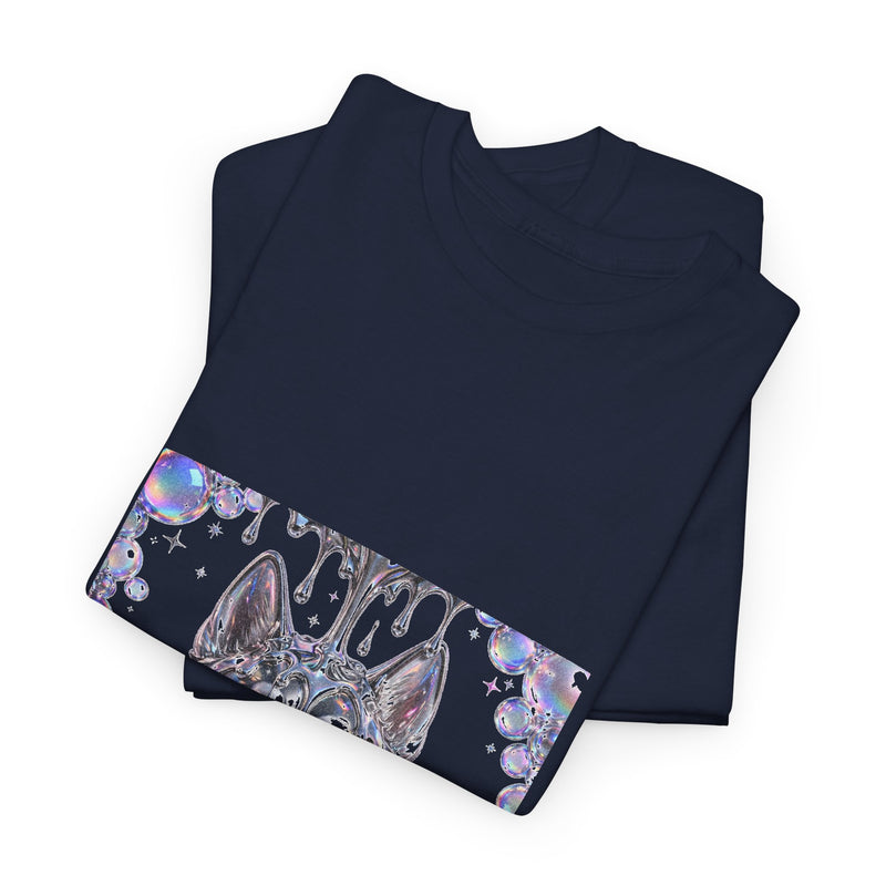 Y2K Chrome Siberian Husky Tee