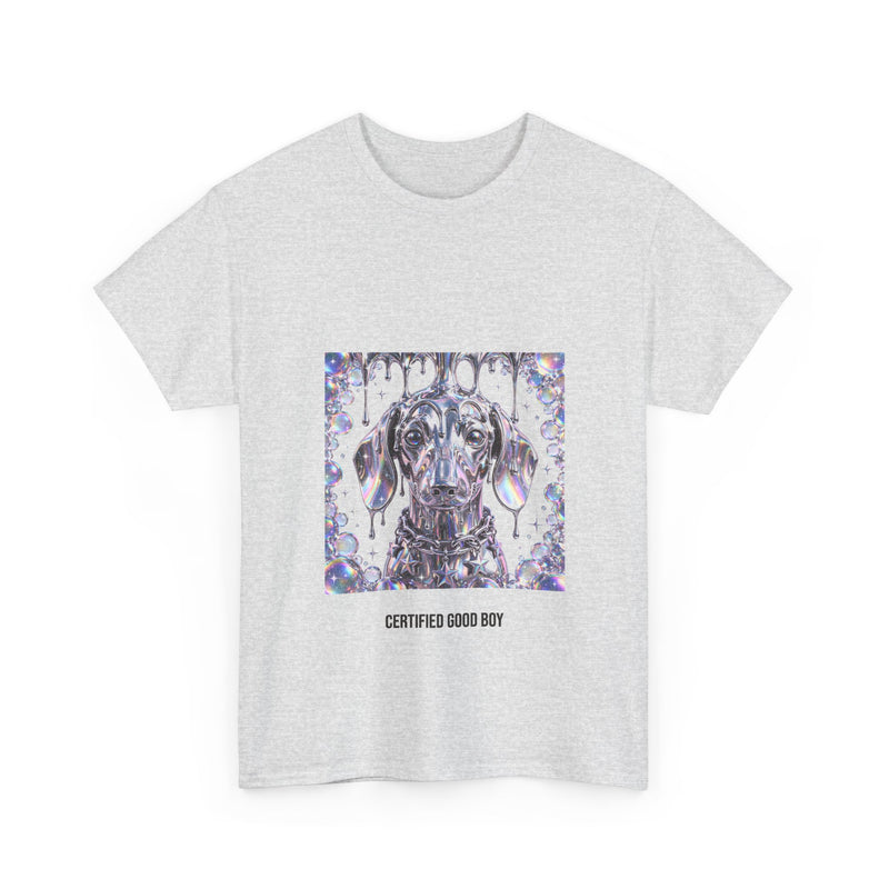 Y2K Chrome Dachshund Tee