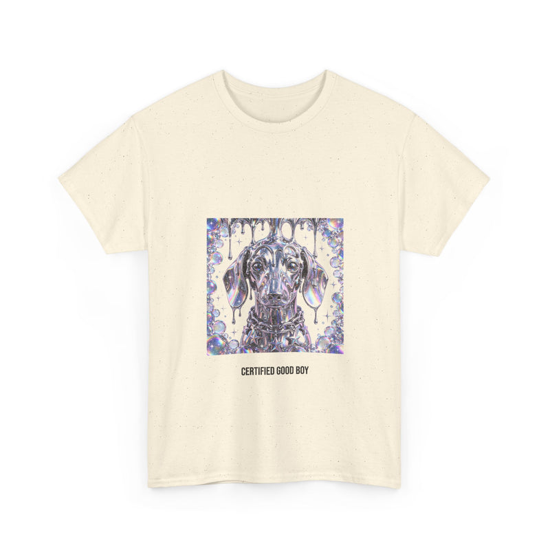 Y2K Chrome Dachshund Tee