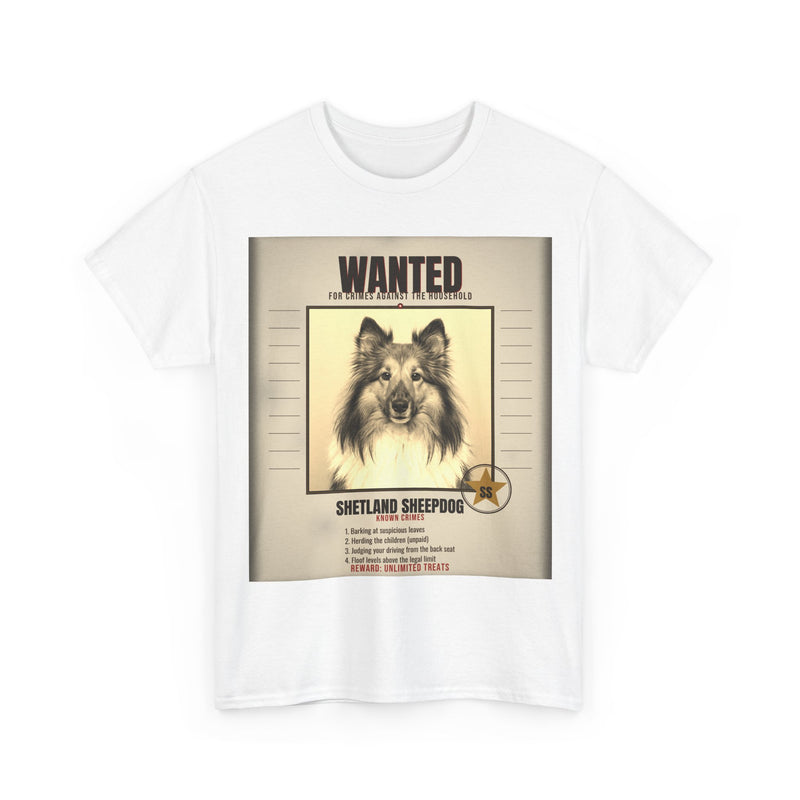 Wanted Shetland Sheepdog Tee