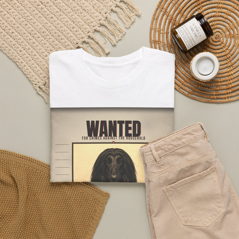 Wanted Afghan Hound Tee