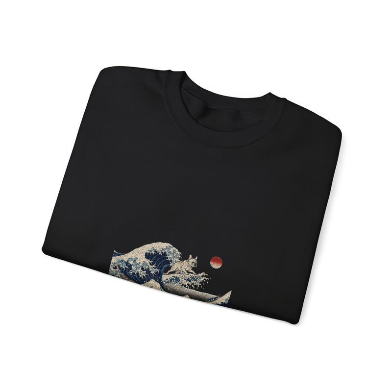 Great Wave French Bulldog Sweatshirt
