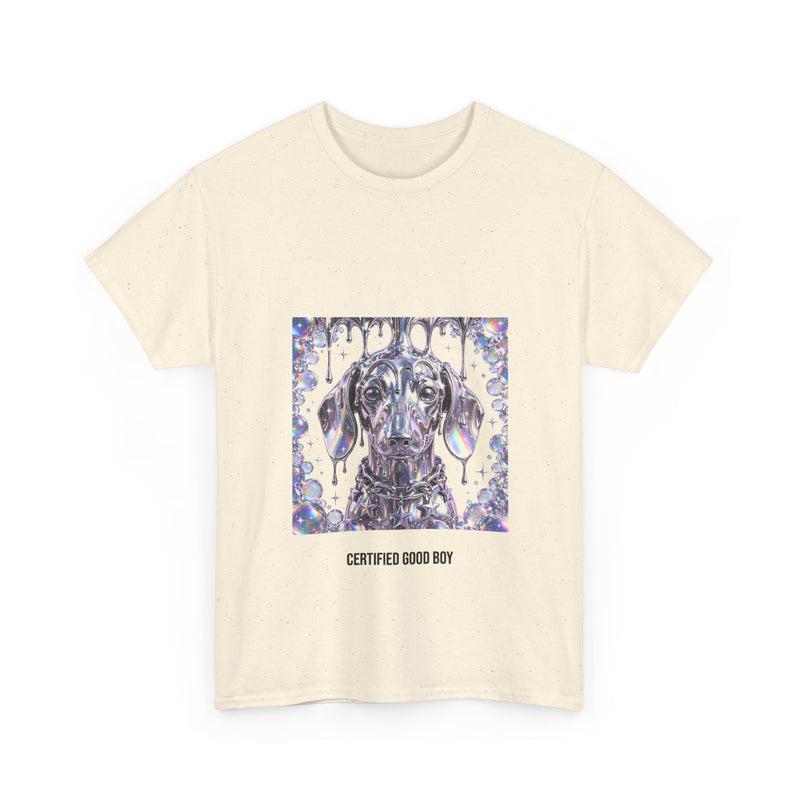 Y2K Chrome Dachshund Tee
