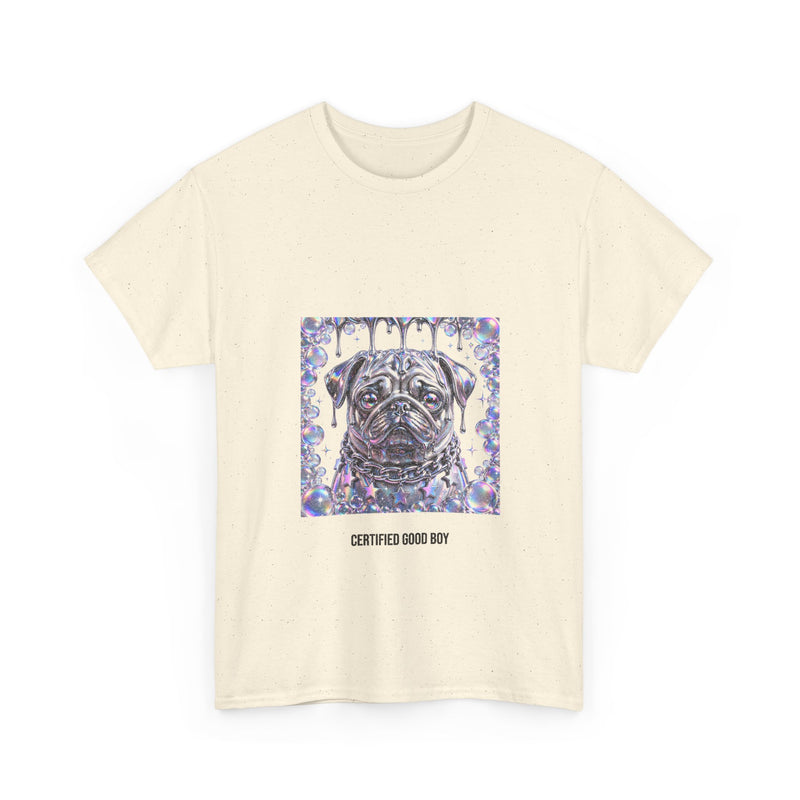 Y2K Chrome Pug Tee