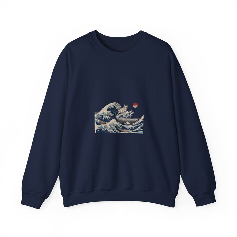 Great Wave French Bulldog Sweatshirt