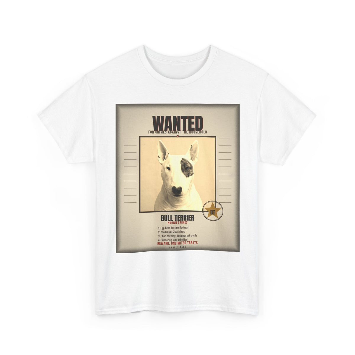 Wanted Bull Terrier Tee