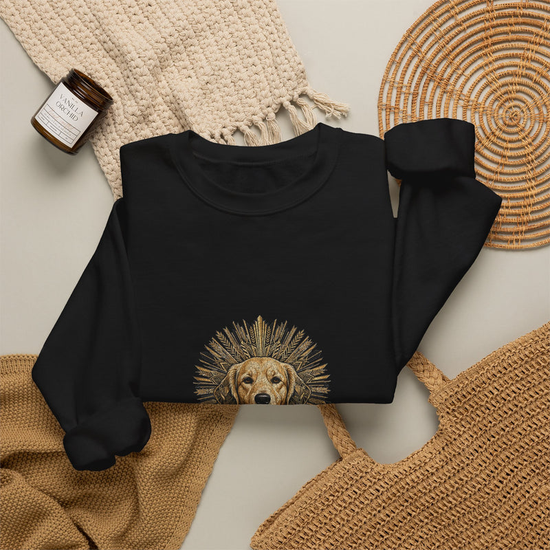 Gilded Golden Retriever Sweatshirt