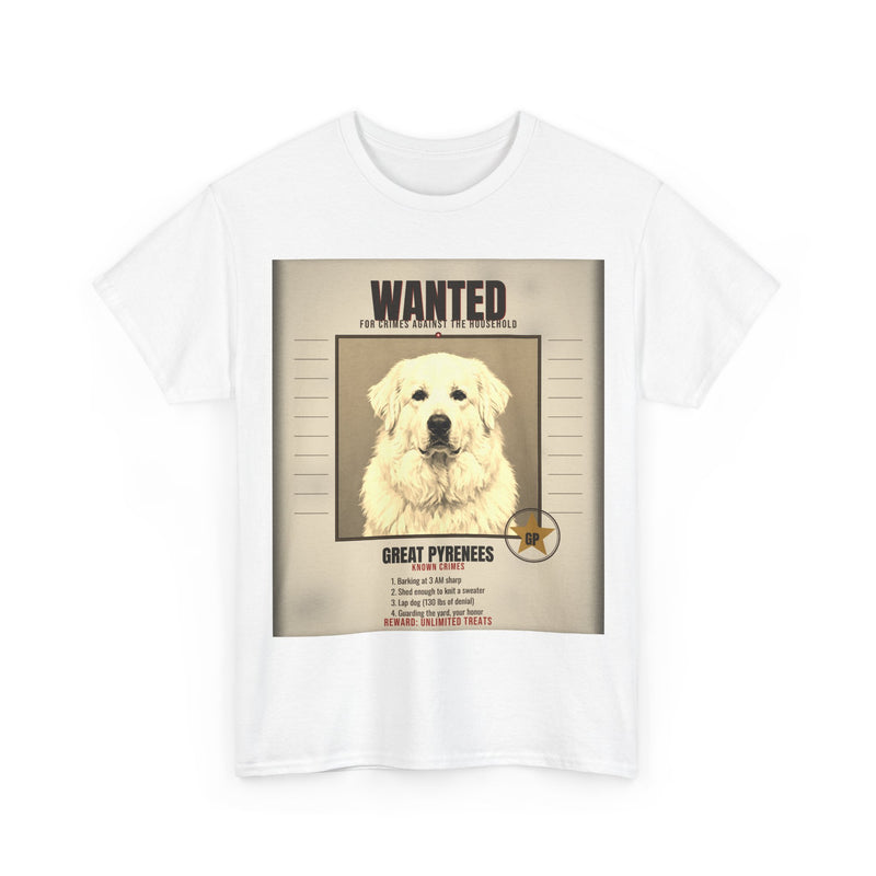 Wanted Great Pyrenees Tee