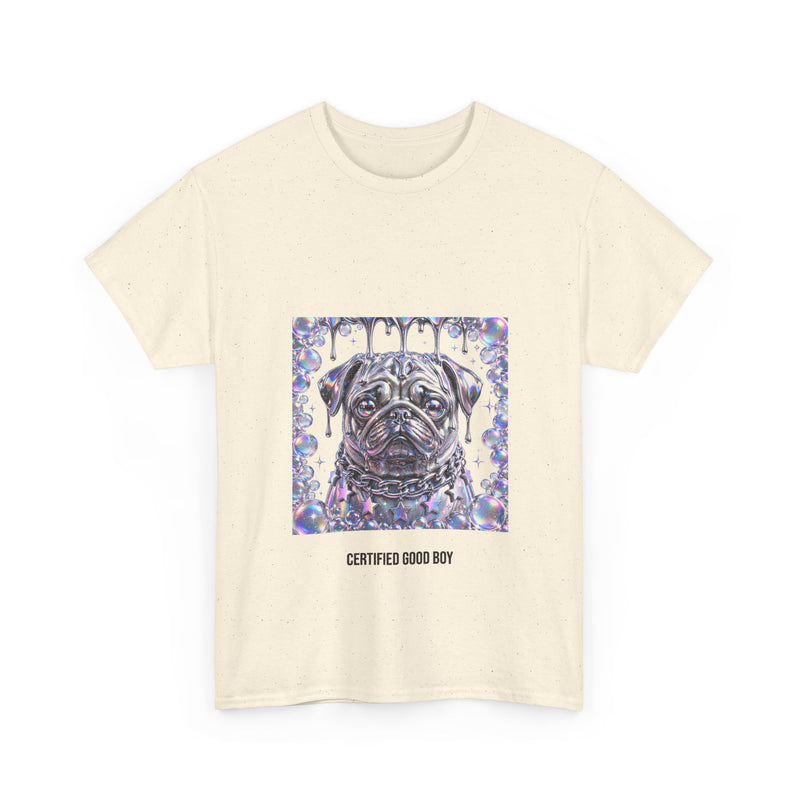 Y2K Chrome Pug Tee