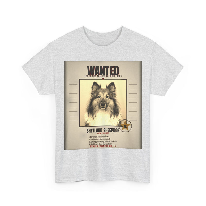 Wanted Shetland Sheepdog Tee