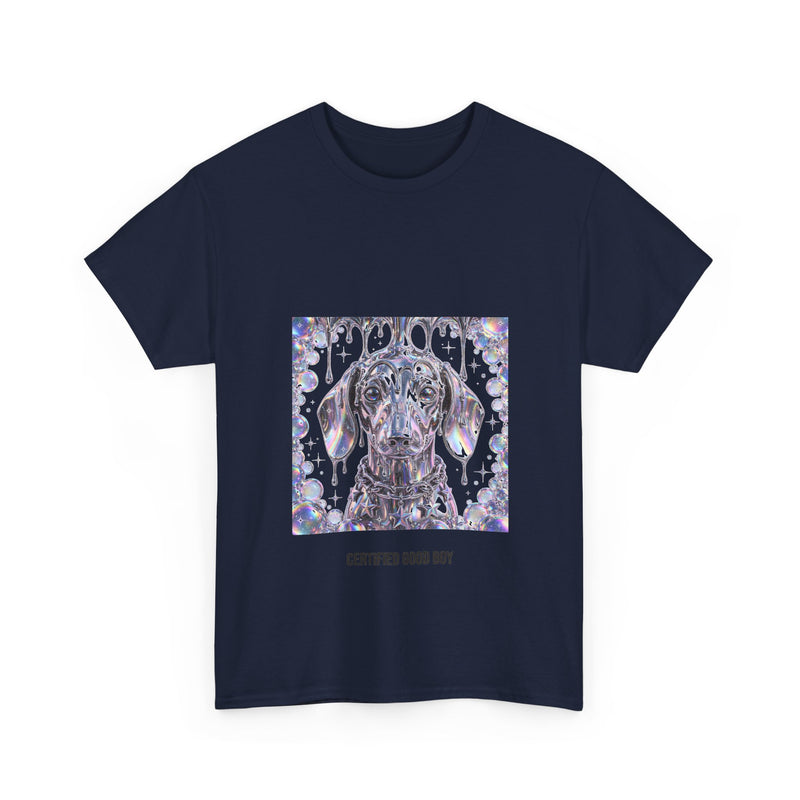 Y2K Chrome Dachshund Tee