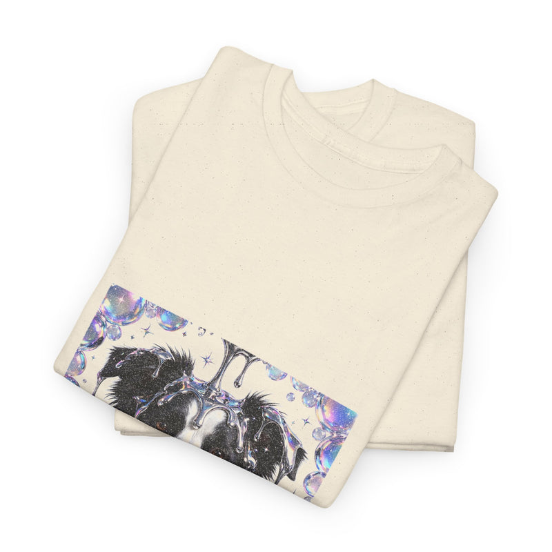 Y2K Chrome Border Collie Tee