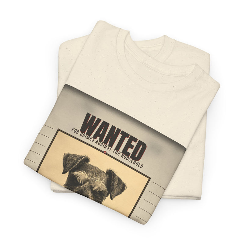 Wanted Miniature Schnauzer Tee