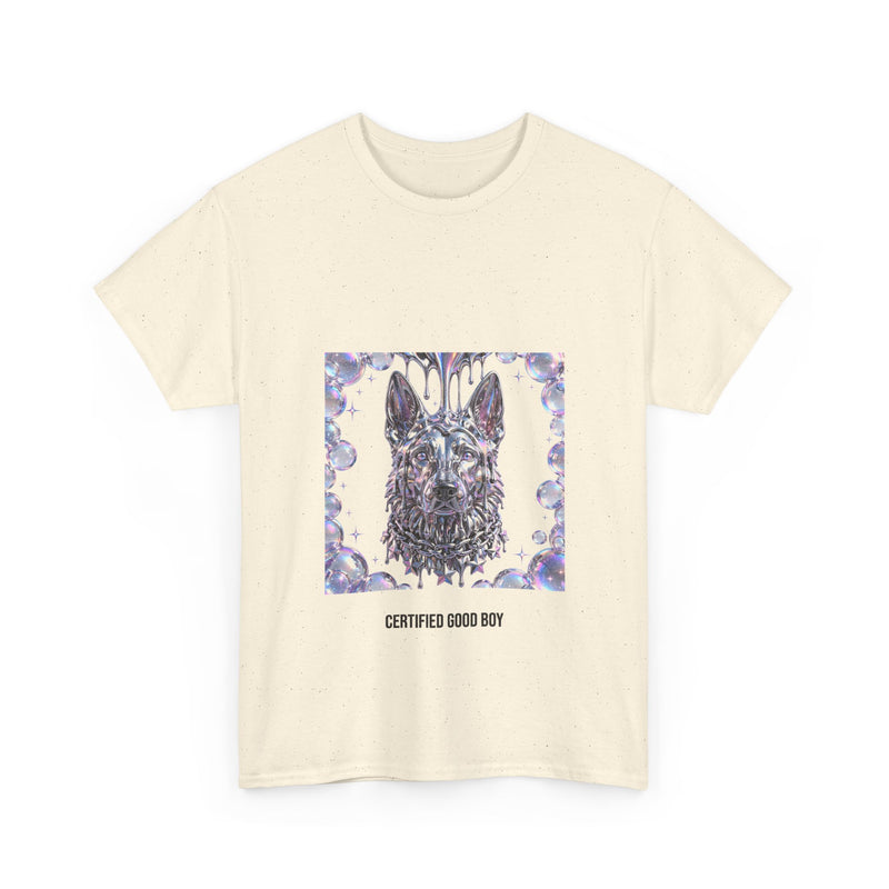Y2K Chrome German Shepherd Tee