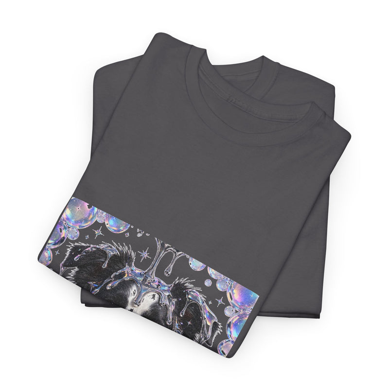 Y2K Chrome Border Collie Tee