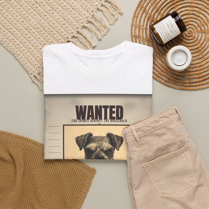Wanted Miniature Schnauzer Tee