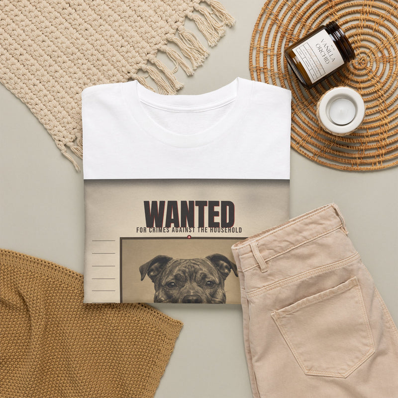 Wanted Staffordshire Bull Terrier Tee