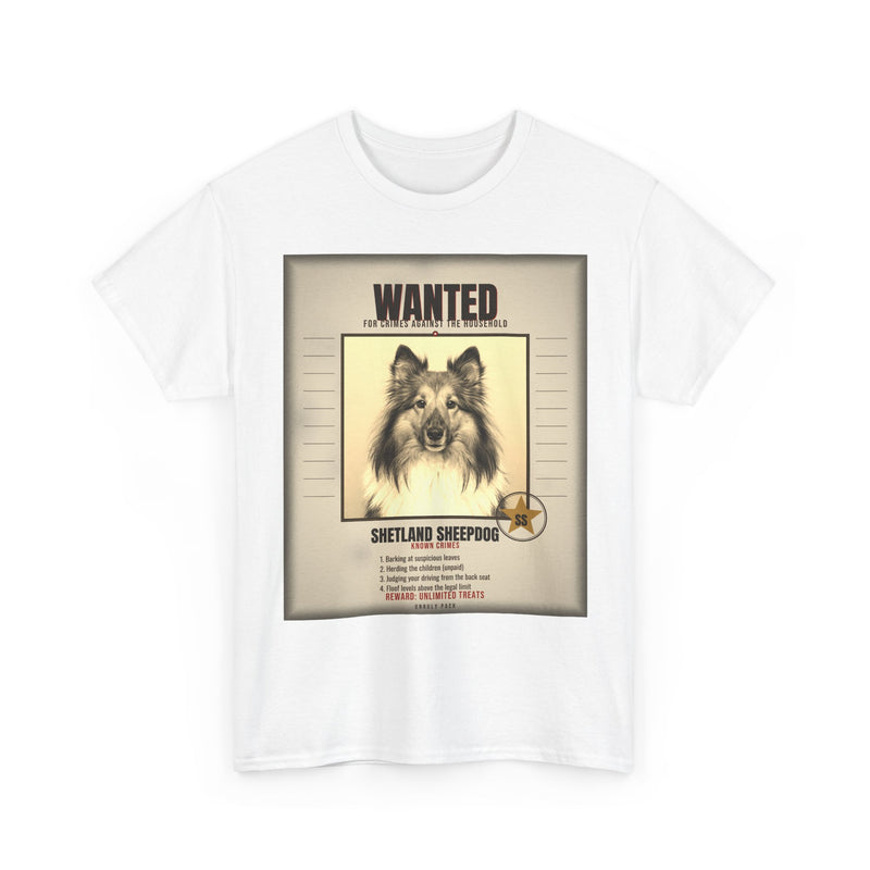 Wanted Shetland Sheepdog Tee
