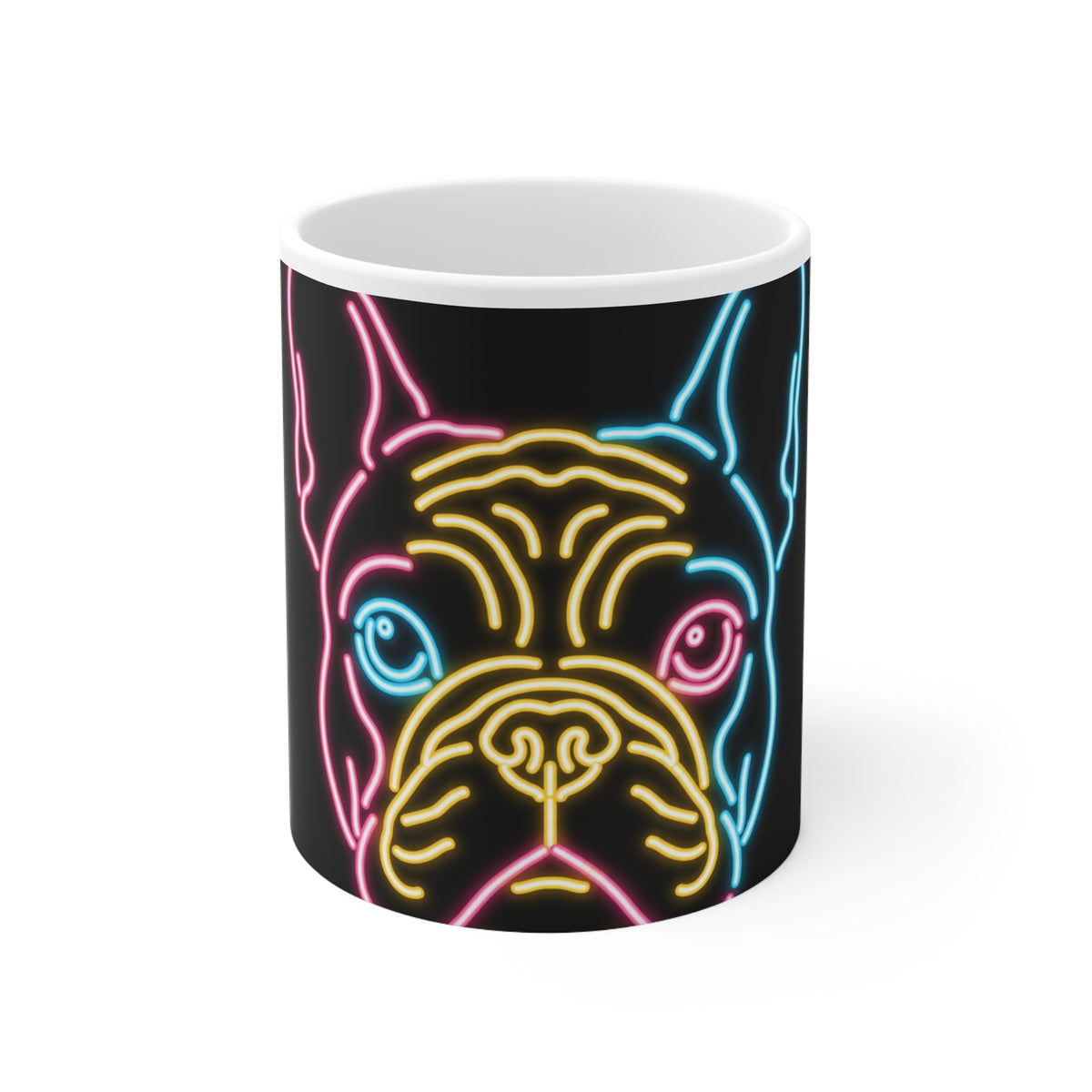 Neon Frenchie Mug