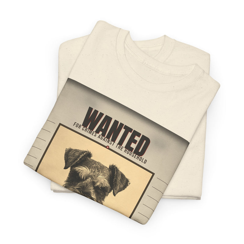Wanted Miniature Schnauzer Tee