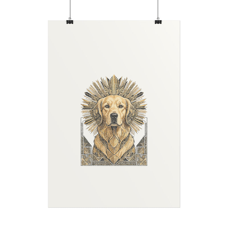 Gilded Good Boy Art Print