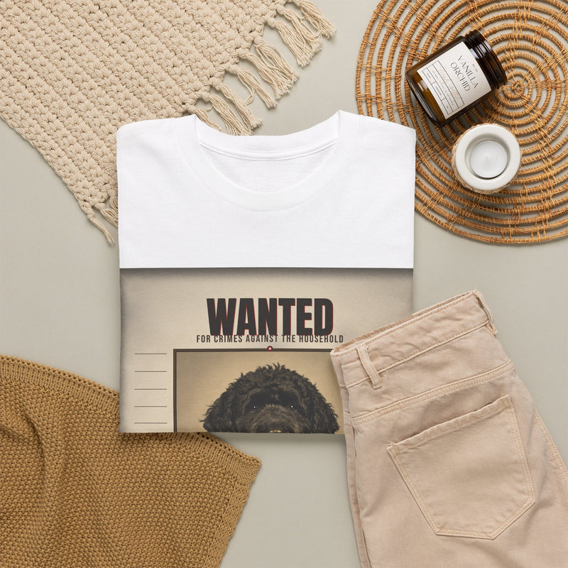Wanted Portuguese Water Dog Tee