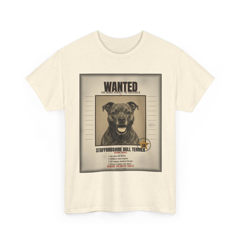 Wanted Staffordshire Bull Terrier Tee