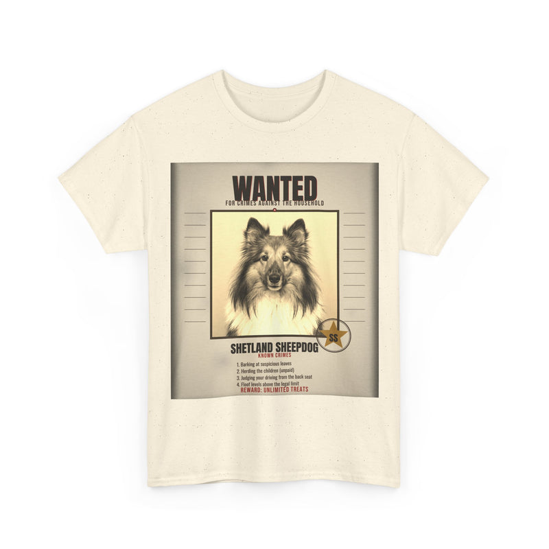 Wanted Shetland Sheepdog Tee