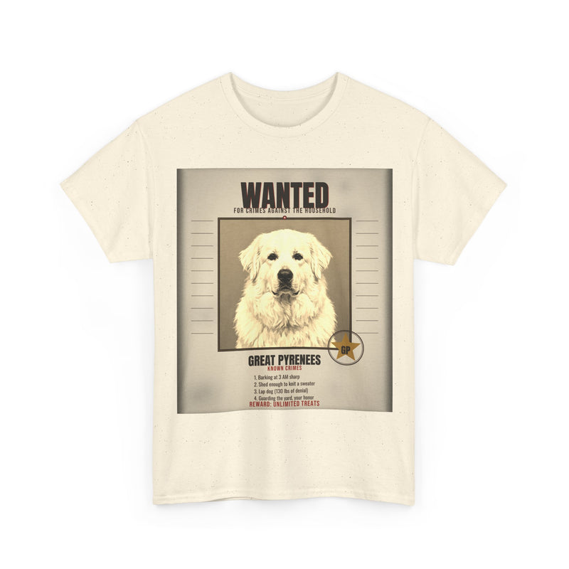 Wanted Great Pyrenees Tee