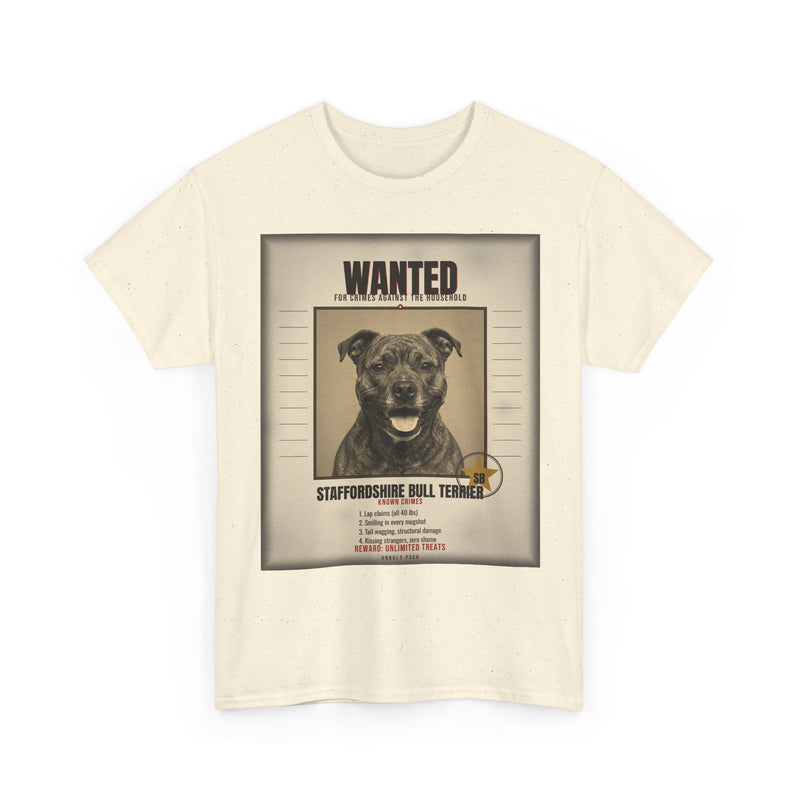 Wanted Staffordshire Bull Terrier Tee