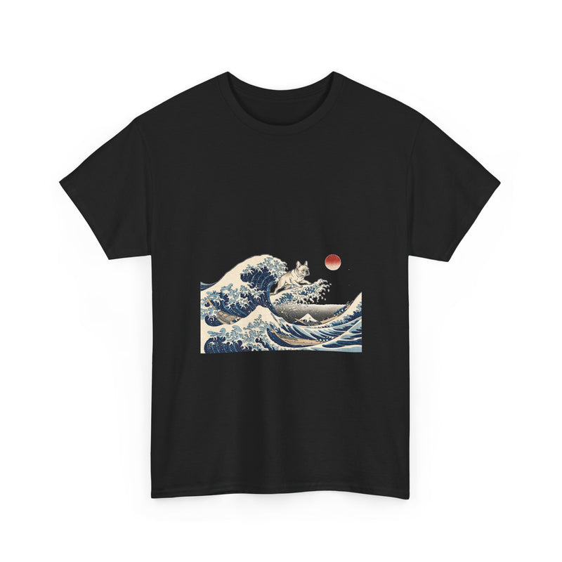 Great Wave French Bulldog Hoodie