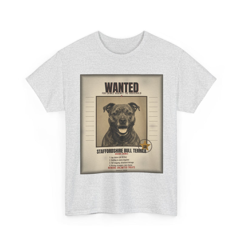 Wanted Staffordshire Bull Terrier Tee