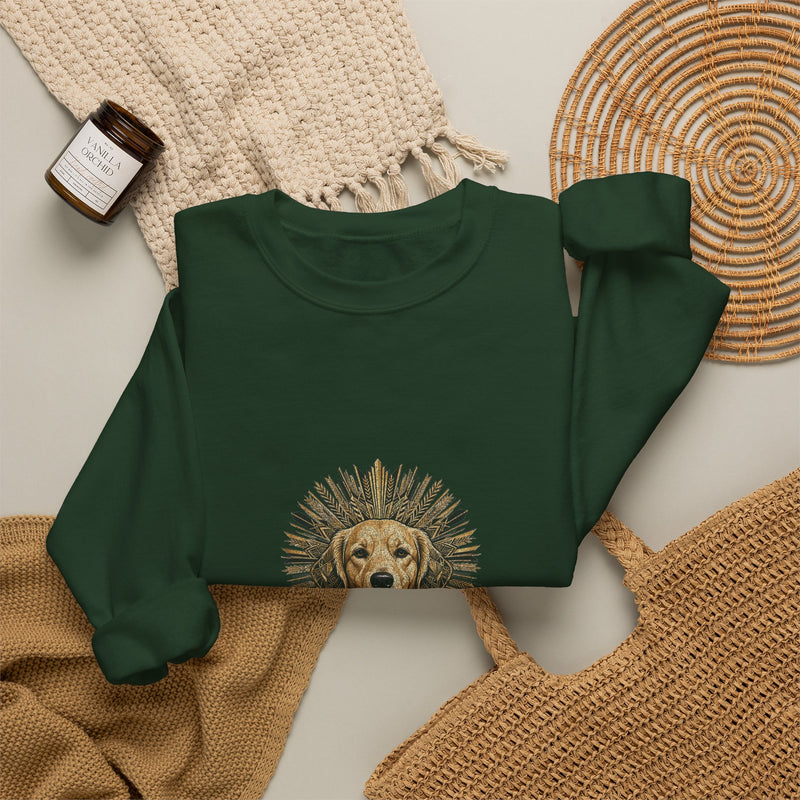 Gilded Golden Retriever Sweatshirt