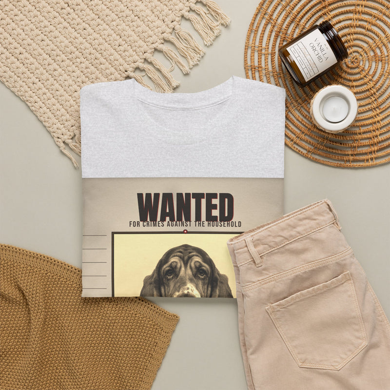 Wanted Basset Hound Tee