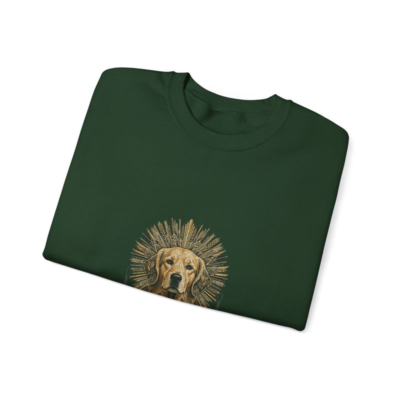 Gilded Golden Retriever Sweatshirt