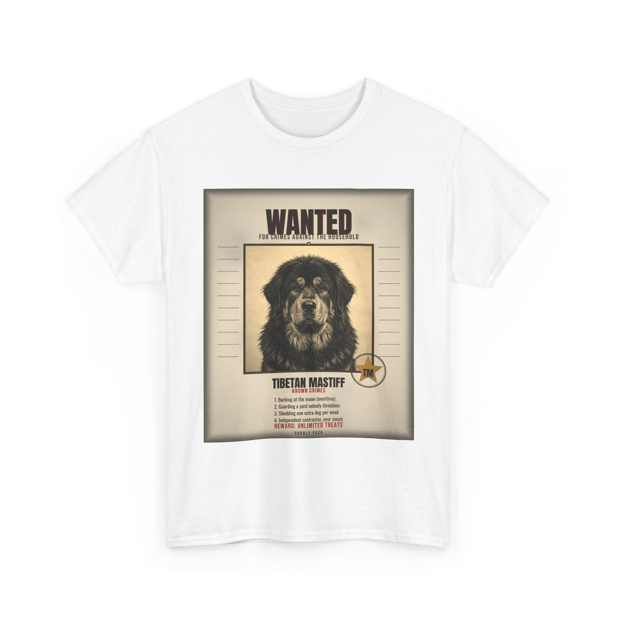 Wanted Tibetan Mastiff Tee