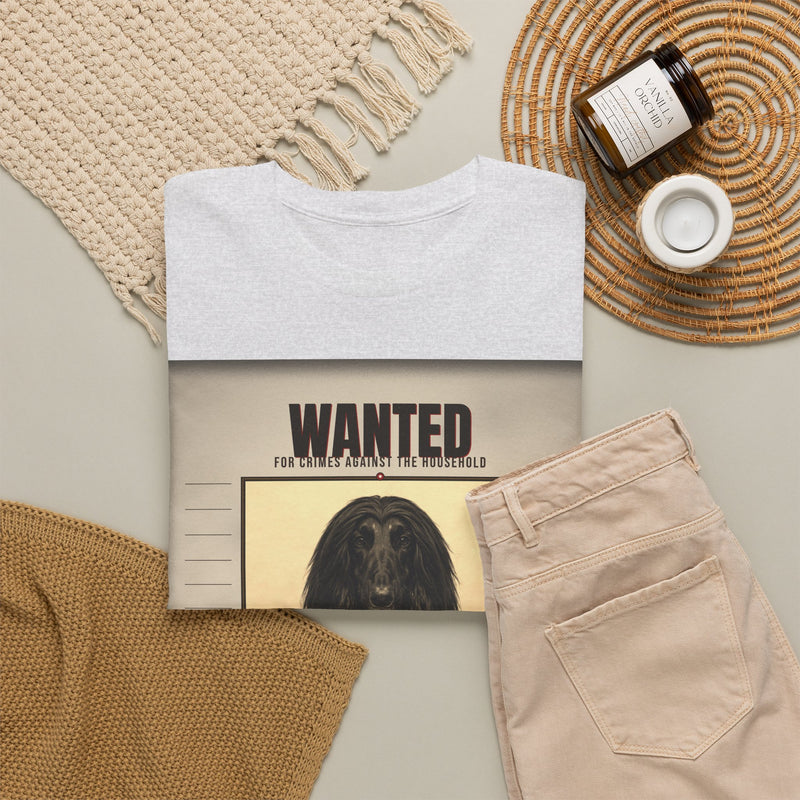 Wanted Afghan Hound Tee