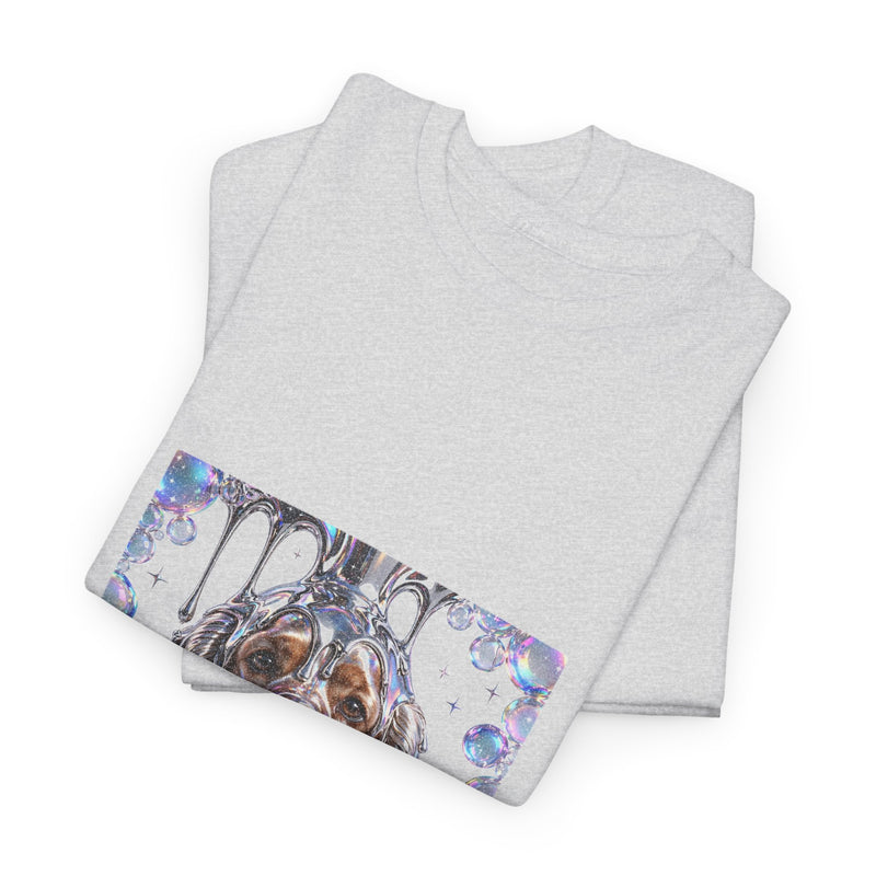 Y2K Chrome Cocker Spaniel Tee