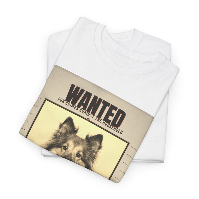 Wanted Shetland Sheepdog Tee