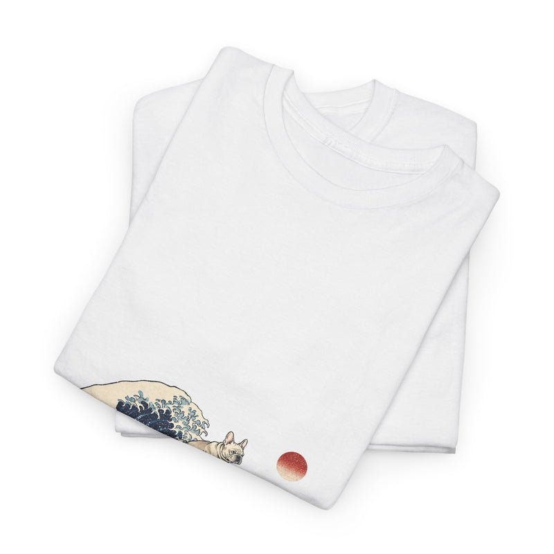 Great Wave French Bulldog Hoodie