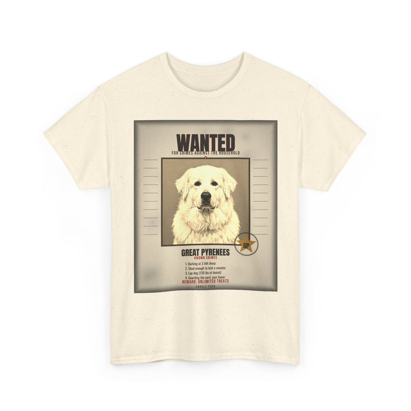 Wanted Great Pyrenees Tee