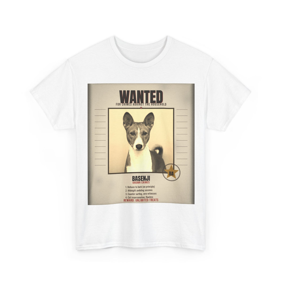 Wanted Basenji Tee