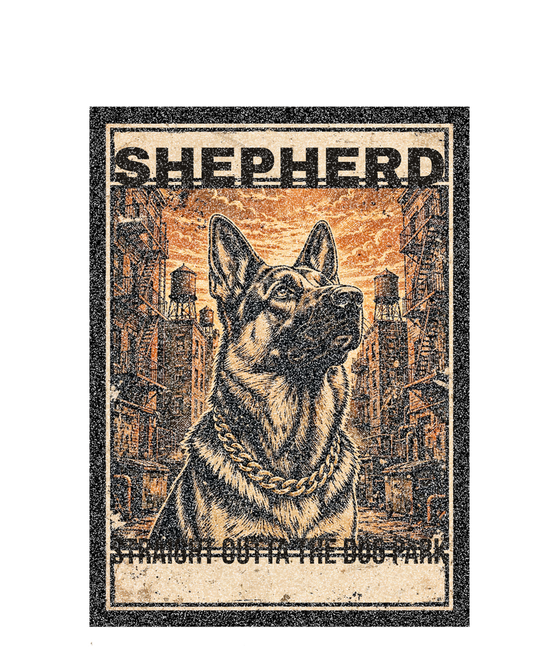 Bootleg German Shepherd Tee