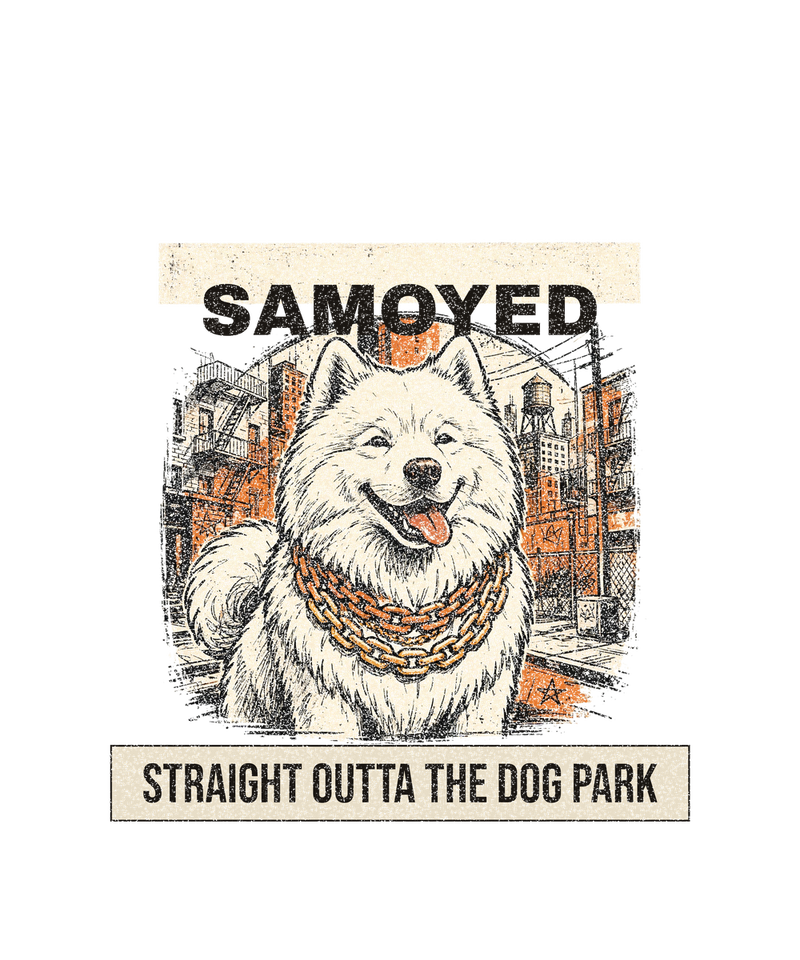 Bootleg Samoyed Hoodie