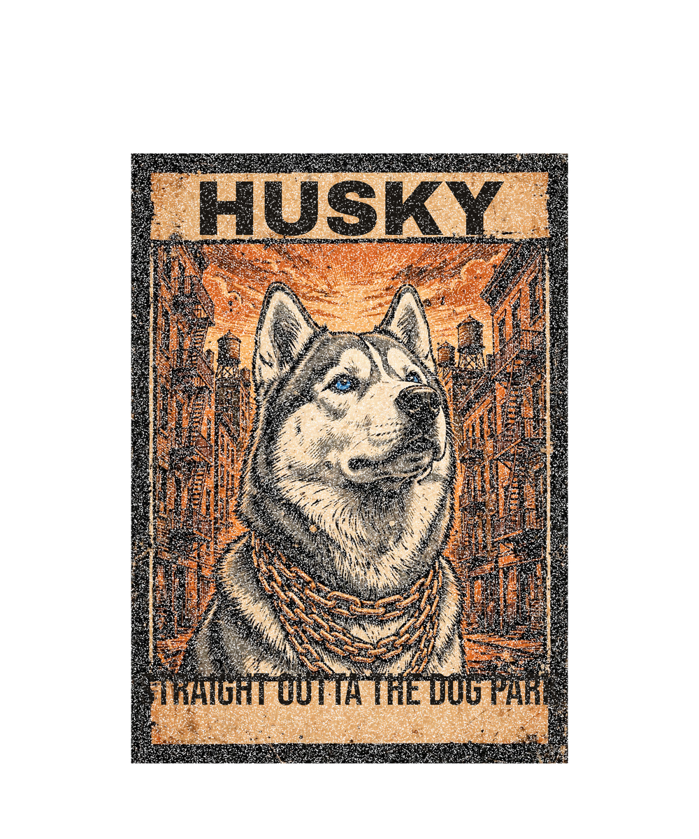 Bootleg Siberian Husky Tee