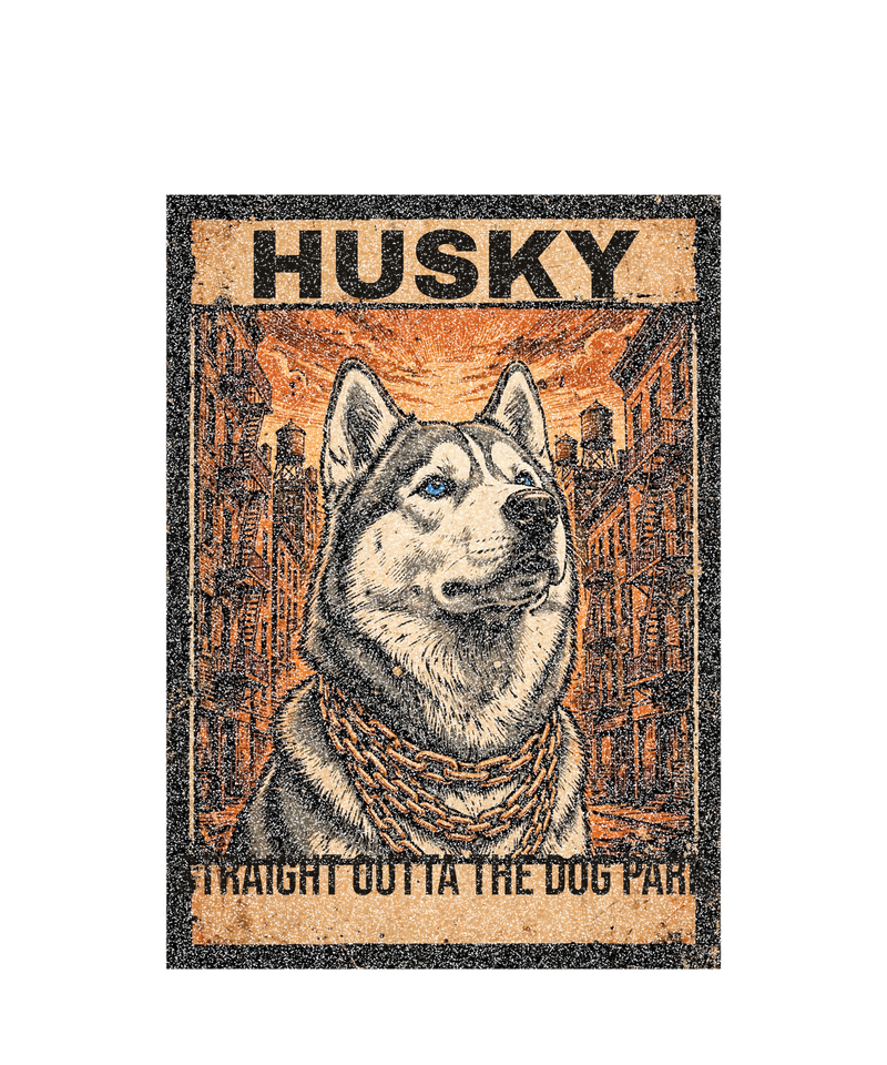 Bootleg Siberian Husky Tee