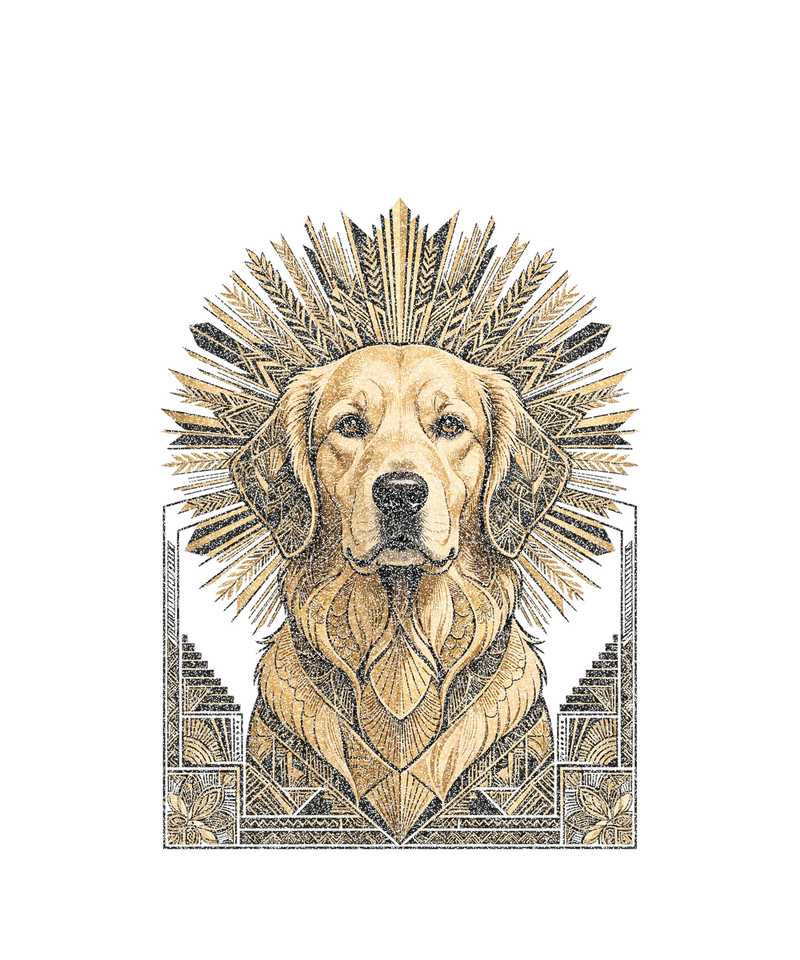 Gilded Good Boy Art Print